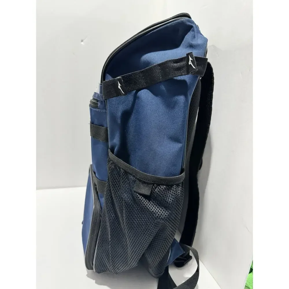 Mizuno Organizer 23 Backpack Columbia Blue Baseball Softball Bat Bag Sports